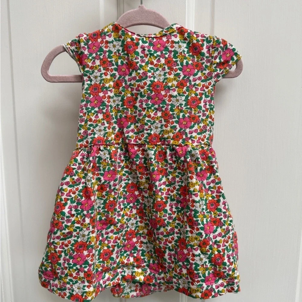 NWOT Carter’s 12M Girls Red Casual Sundress with Flutter Cap Short Sleeves